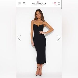 XS Black tight cocktail dress - wore once